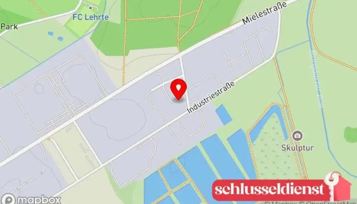 Karte von Detert Edelstahlverarbeitung e. K. Stahlbauunternehmen, Metallverarbeitungsunternehmen in Lehrte
