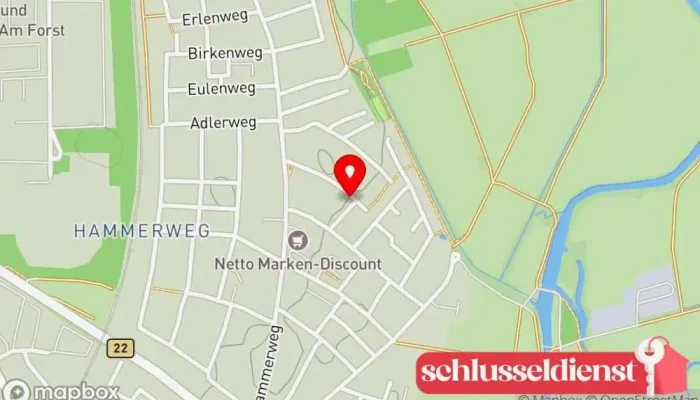 Karte von Die-Kleine- Schlosserei-MD-Services – Markus Hanauer Metallbauunternehmen in Weiden in der Oberpfalz