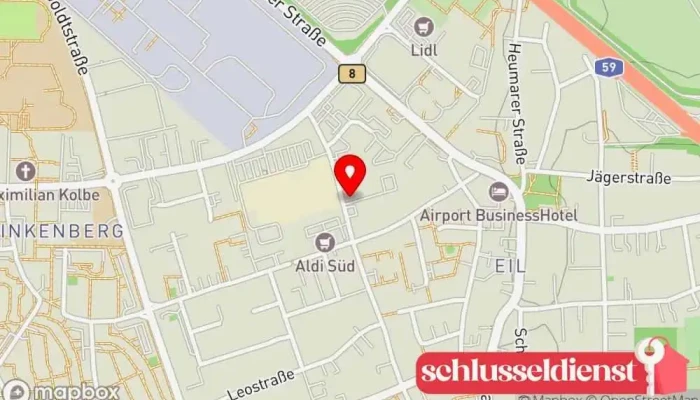 Karte von Die Metalllösung Metallbauunternehmen in Köln
