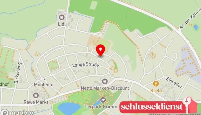 Karte von Dieter Petersdorf und Thomas Bahls Metallbauunternehmen, Metallwerkstatt in Grimmen