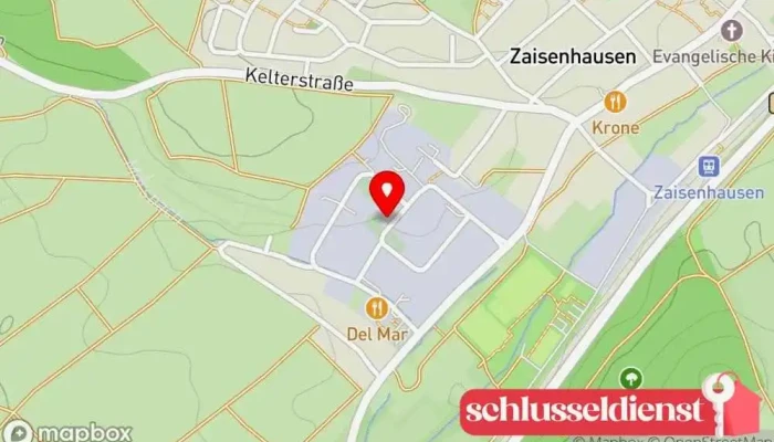 Karte von Dietmar Erhard Prinz Metallverarbeitung Metallverarbeitungsunternehmen in Zaisenhausen