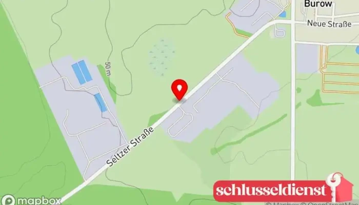 Karte von Dröge GmbH Landwirtschaftsdienst in Burow