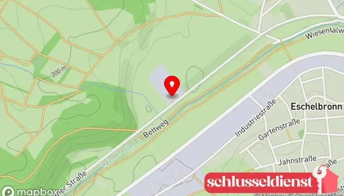 Karte von Eckert Glas- und Metallbau GmbH Bauunternehmen, Metallbauunternehmen in Eschelbronn