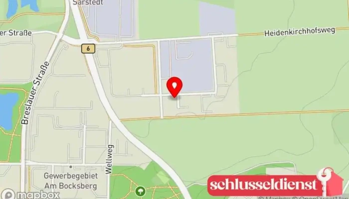 Karte von Eisenwerk Enderle e.K. Metallbauunternehmen in Sarstedt