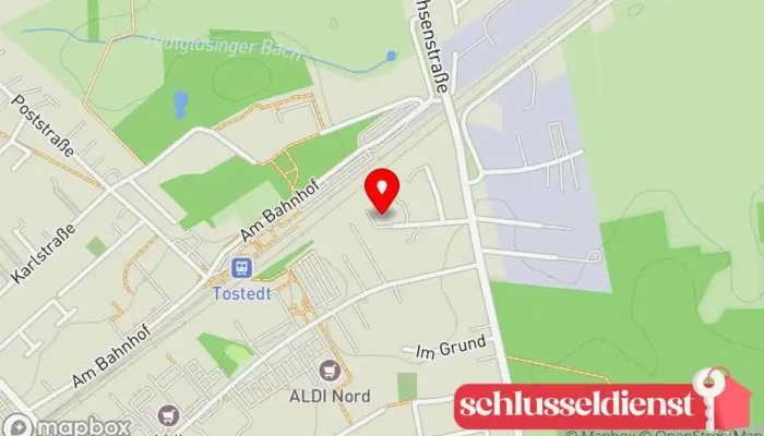 Karte von EMS Metallbau + Industrieservice Göttsch e.K. Metallbauunternehmen, Industrieanlagenanbieter, Maschinenwartungsservice, Sicherheitstechnikfachgeschäft in Tostedt