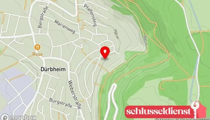 Karte von Emter Wohnbau GmbH Immobilienagentur in Dürbheim