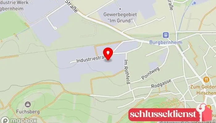Karte von Erhard Höhne GmbH Metallbauunternehmen in 91593 Burgbernheim