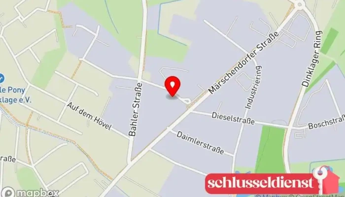 Karte von Erich Stallkamp ESTA GmbH Maschinenbauunternehmen, Hersteller, Metallbauunternehmen in Dinklage