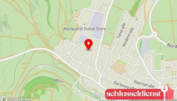 Karte von Ernst Moroff Schlosserei  in Renningen