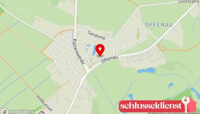 Karte von Ewert & Krohn Maschinenbau u. Schweißfachbetrieb GmbH Hersteller, Maschinenbauunternehmen, Metallwerkstatt in Bokholt-Hanredder