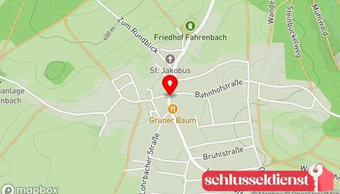 Karte von Fahrenbach  in Fahrenbach