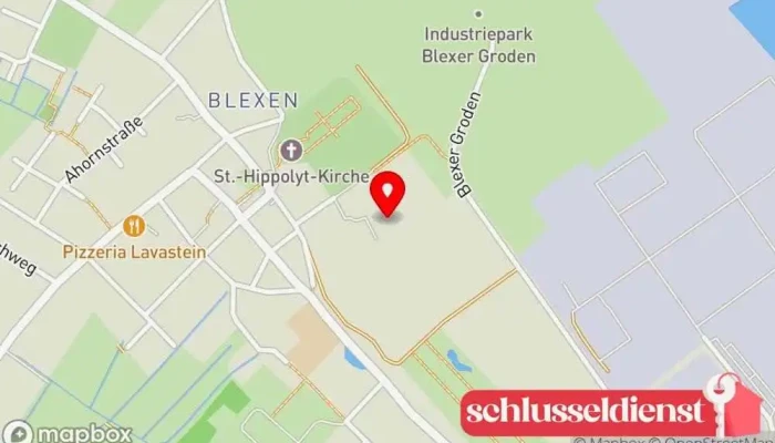 Karte von Fechner Stahl- und Metallbau GmbH - Linde Gase Vertriebspartner Stahlbauunternehmen, Metallbauunternehmen, Schweißbetrieb in Nordenham