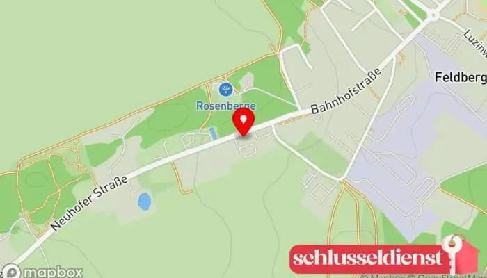 Karte von Feldberger Metallbau GmbH Metallbauunternehmen in Feldberger Seenlandschaft
