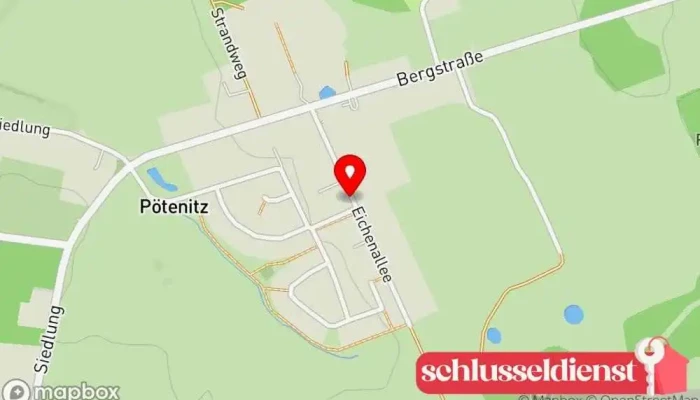 Karte von Ferienwohnung Alte Schmiede - Brigitte Pfannschmidt Ferienwohnung in Dassow