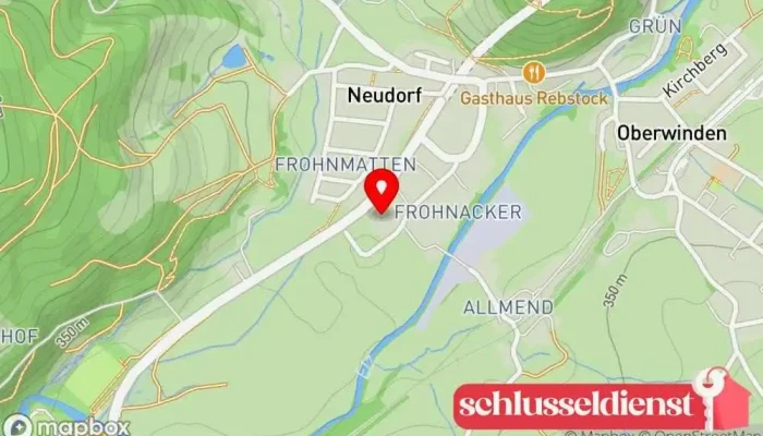 Karte von Fischer GmbH Metallwerkstatt in Winden im Elztal