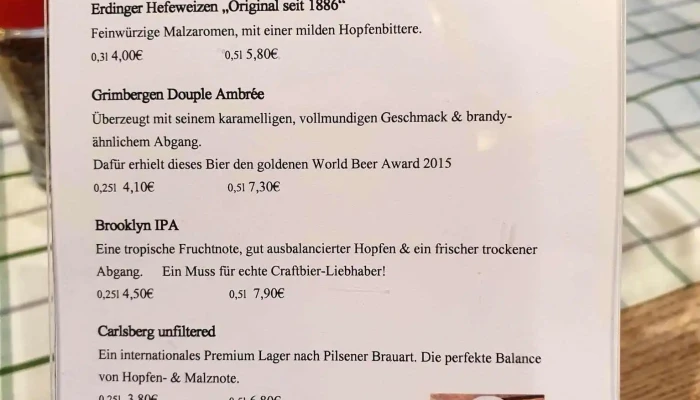 Fischhaus Hotel Am Schaalsee -  Speisekarte - Zarrentin Am Schaalsee