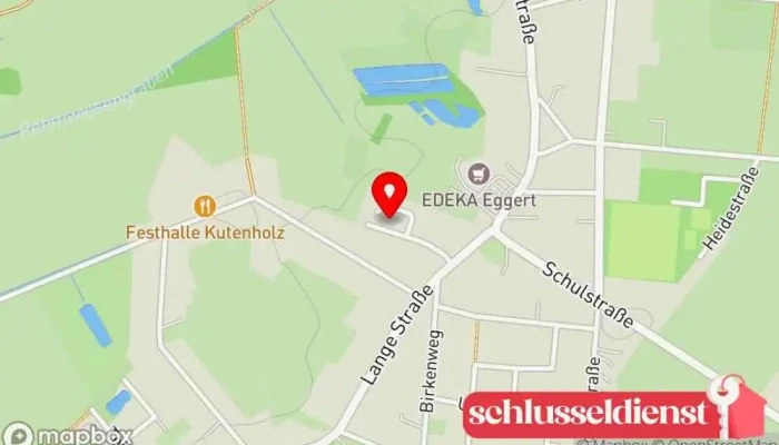 Karte von Fitschen GmbH - Bestattungen und Tischlerei Zimmermann, Bestatter, Möbelhersteller in Kutenholz
