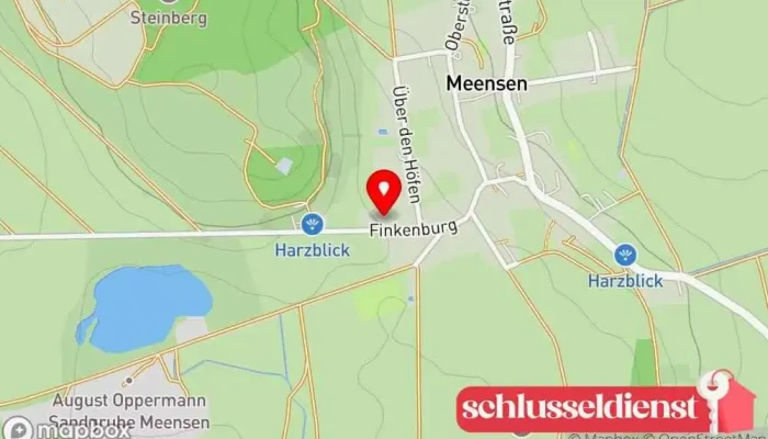Karte von FMS Metall- u. Edelstahlbau Metallbauunternehmen in Scheden