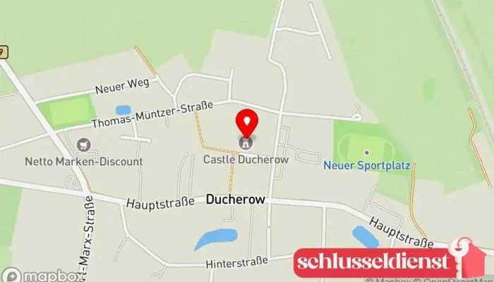 Karte von Förderverein Schloss Ducherow e.V. Verein in Ducherow