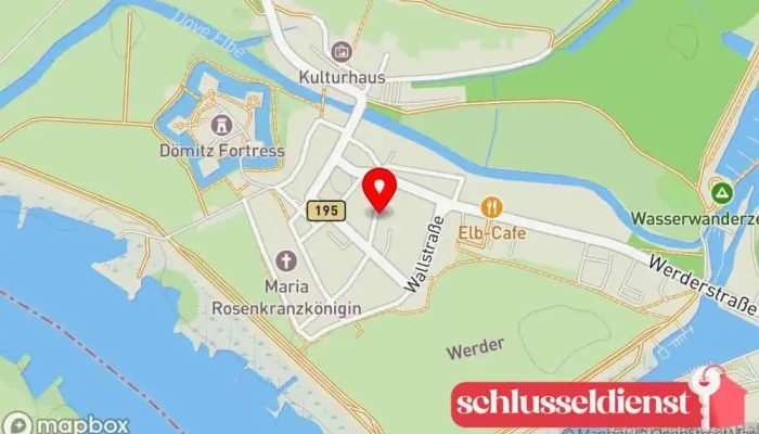 Karte von Frank Engelmann Möbeltischler in Dömitz