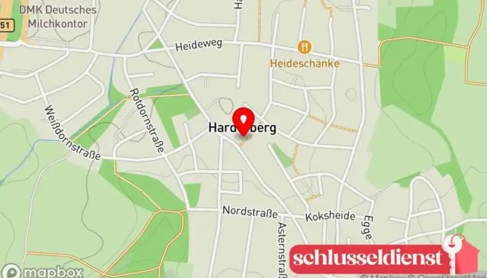 Karte von Frank Hagedorn, Metallbauunternehmen in Georgsmarienhütte