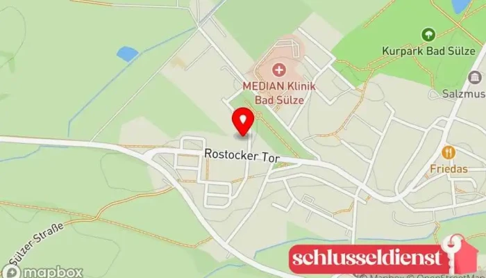 Karte von Freiwillige Feuerwehr Gerätehaus Bad Sülze Feuerwache in Bad Sülze