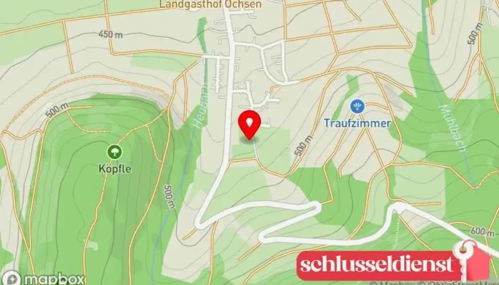 Karte von Friedhof Gammelshausen Friedhof in Gammelshausen