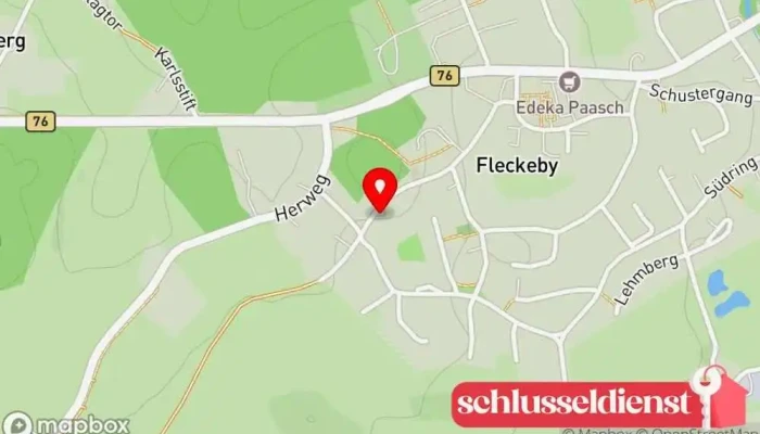 Karte von Friedrich Nissen Inh. Markus Jessen e.K. Dachdecker in Fleckeby