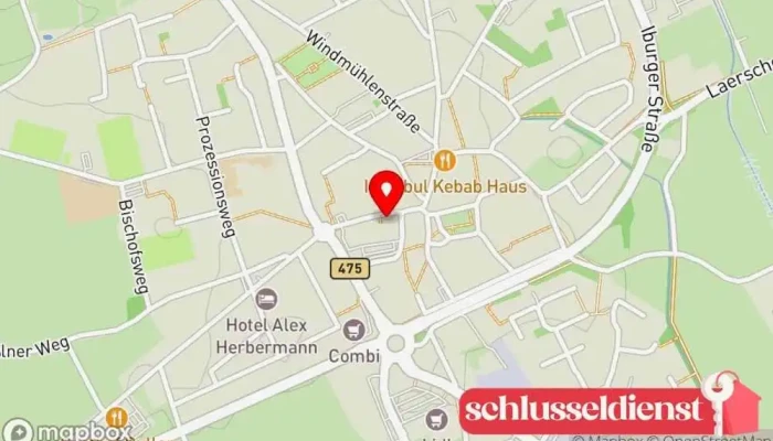 Karte von Friseursalon Anja Schloesser Friseursalon in Glandorf