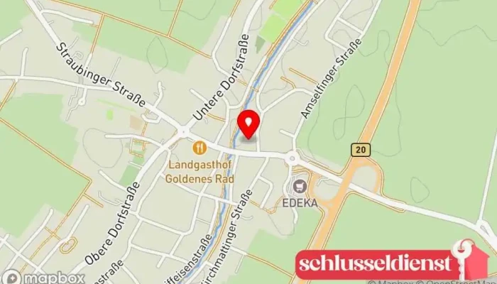Karte von Fuchs Stahlbau - Schlosserei - Tankstelle e.K. Stahlbauunternehmen in Aiterhofen
