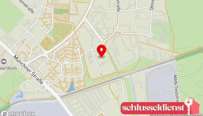 Karte von Gebr. Utes, Bau- und Kunstschlosserei GmbH Metallwerkstatt in 85757 Karlsfeld