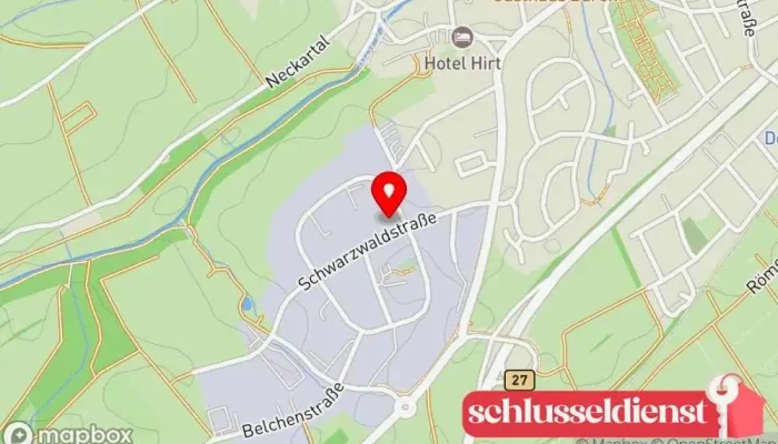 Karte von GEH-METALL GmbH Auftragnehmer in Deißlingen