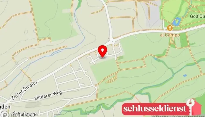 Karte von Geländer Manufaktur Auftragnehmer in Ohmden