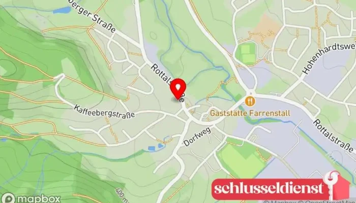 Karte von Gemeinde Oberrot Rathaus in Oberrot