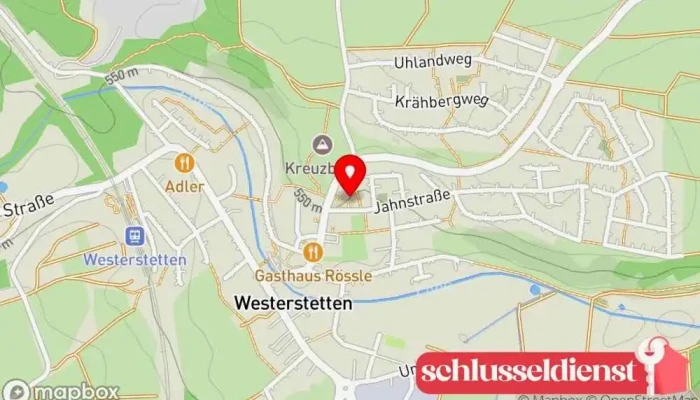 Karte von Gemeindeverwaltung Westerstetten Rathaus in Westerstetten