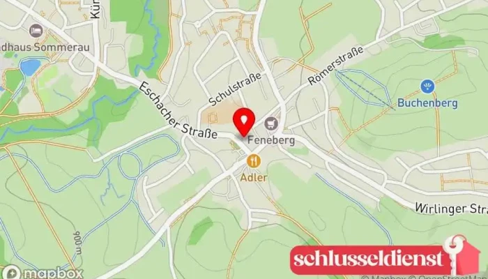 Karte von Georg Maier GmbH Sanitärinstallateur in 87474 Buchenberg