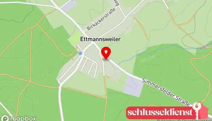 Karte von GEWA Balkonsysteme GmbH Geländeranbieter in Simmersfeld