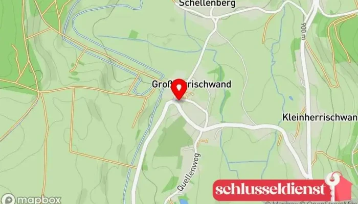 Karte von Glaswerkstatt Dirk Bürklin Glasbläser in Herrischried