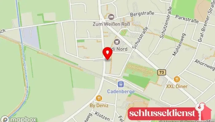 Karte von Grantz GmbH & Co. KG Metallbauunternehmen in Cadenberge