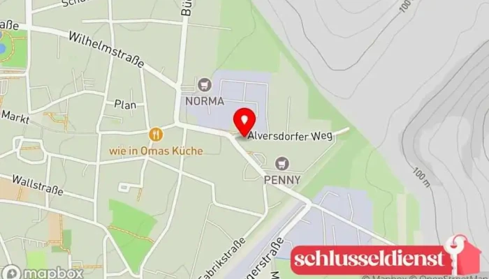 Karte von Granzow Metallbau GmbH Metallbauunternehmen in Schöningen