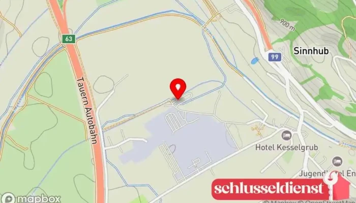 Karte von Gruber-Hofer Metalltechnik GmbH Unternehmen für Maschinenbau in Altenmarkt im Pongau