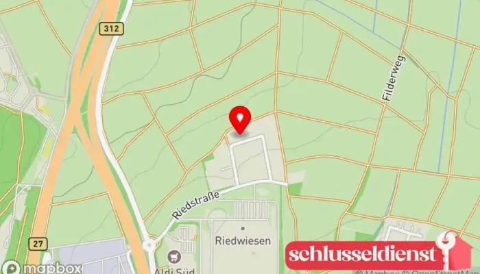 Karte von Günter Trautwein Mechanische Werkstatt Metallbauunternehmen, Metallwerkstatt in Aichtal