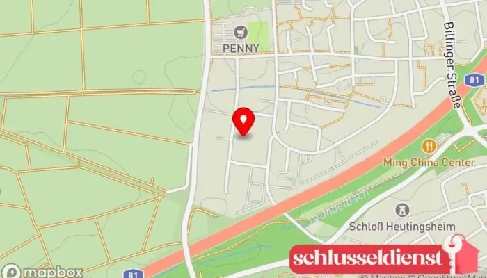 Karte von Günther Maier Schlosserei Metallbauunternehmen in Freiberg am Neckar