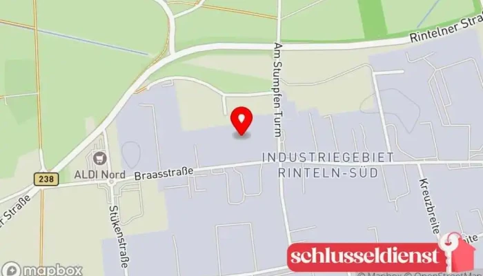 Karte von Gustav Knippschild GmbH Stahl-Maschinenbau Stahlbauunternehmen in Rinteln