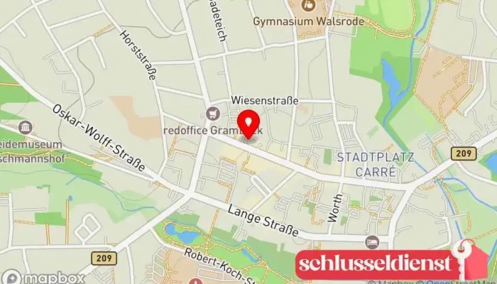Karte von H. Meyer e. K., Inhaber: Heina Meyer Maschinenbauunternehmen in Walsrode