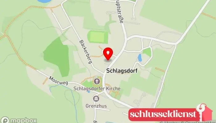 Karte von Haarlekin Friseursalon in Schlagsdorf