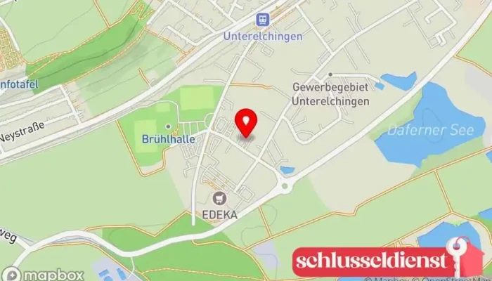 Karte von Häge Metallbauunternehmen in Elchingen