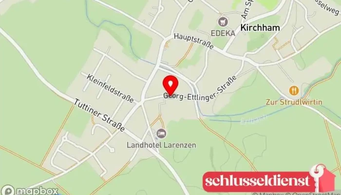 Karte von Hans Bauer Schlüsseldienst in Kirchham