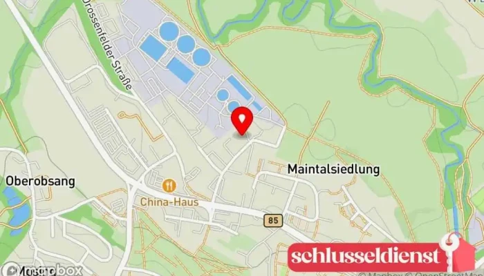 Karte von Hans Hacker Stahl- und Leichtmetallbau e.K. Schlüsseldienst in Bayreuth