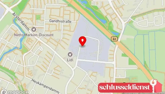 Karte von Hans Kastens GmbH Metallbauunternehmen, Metallwerkstatt in Bremen